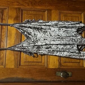 NWT! POL Crushed Velvet Camisole in Champagne LG